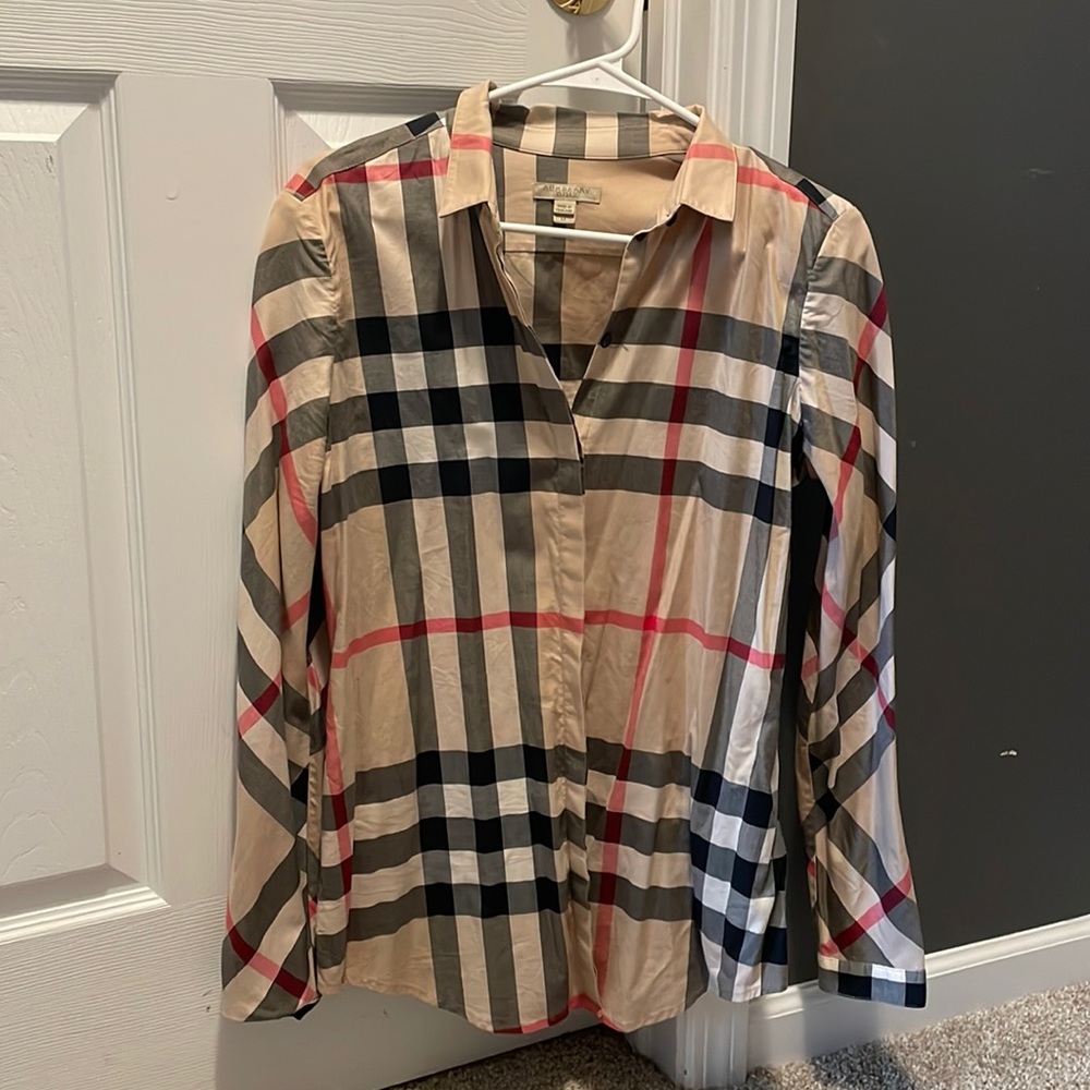 LAST DROP!! Burberry Woman’s Blouse size Medium